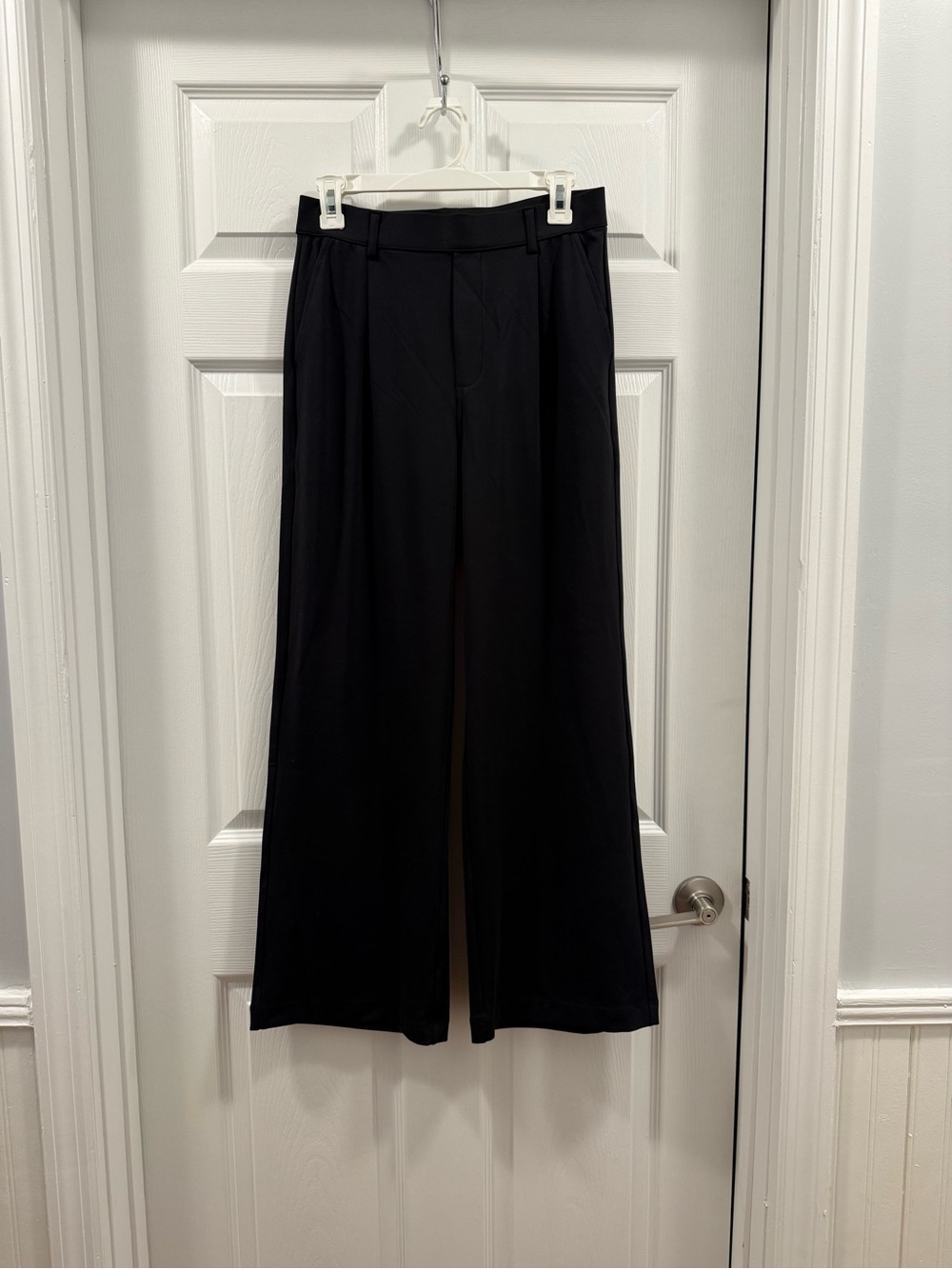 NWT Halara Women’s Wide-Leg Black Pull On Pants size Medium